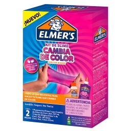 Kit de Slime Elmers Cambia de Color Cascola + Liquido Magico