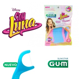 Hilo Dental Niños Soy Luna Sabor Uva Flossers X 40 Gum 879