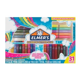 Brillantinas de Colores para hacer Slime Glitter Glue 31 pzas