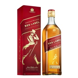 Johnnie Walker Red Label 1 Litro - Whisky Etiqueta Roja