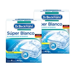 Blanqueador Intensivo Sin Cloro Super Blanco Dr Beckmann x2