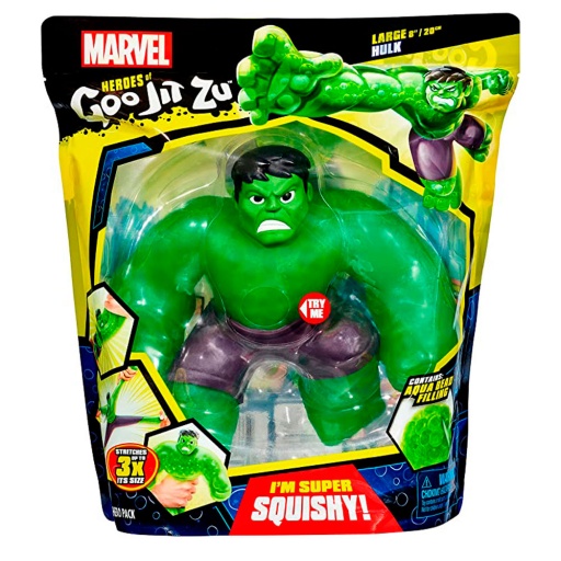Hulk Goo Jit Zu Marvel Gigante 20cms Super Elstico