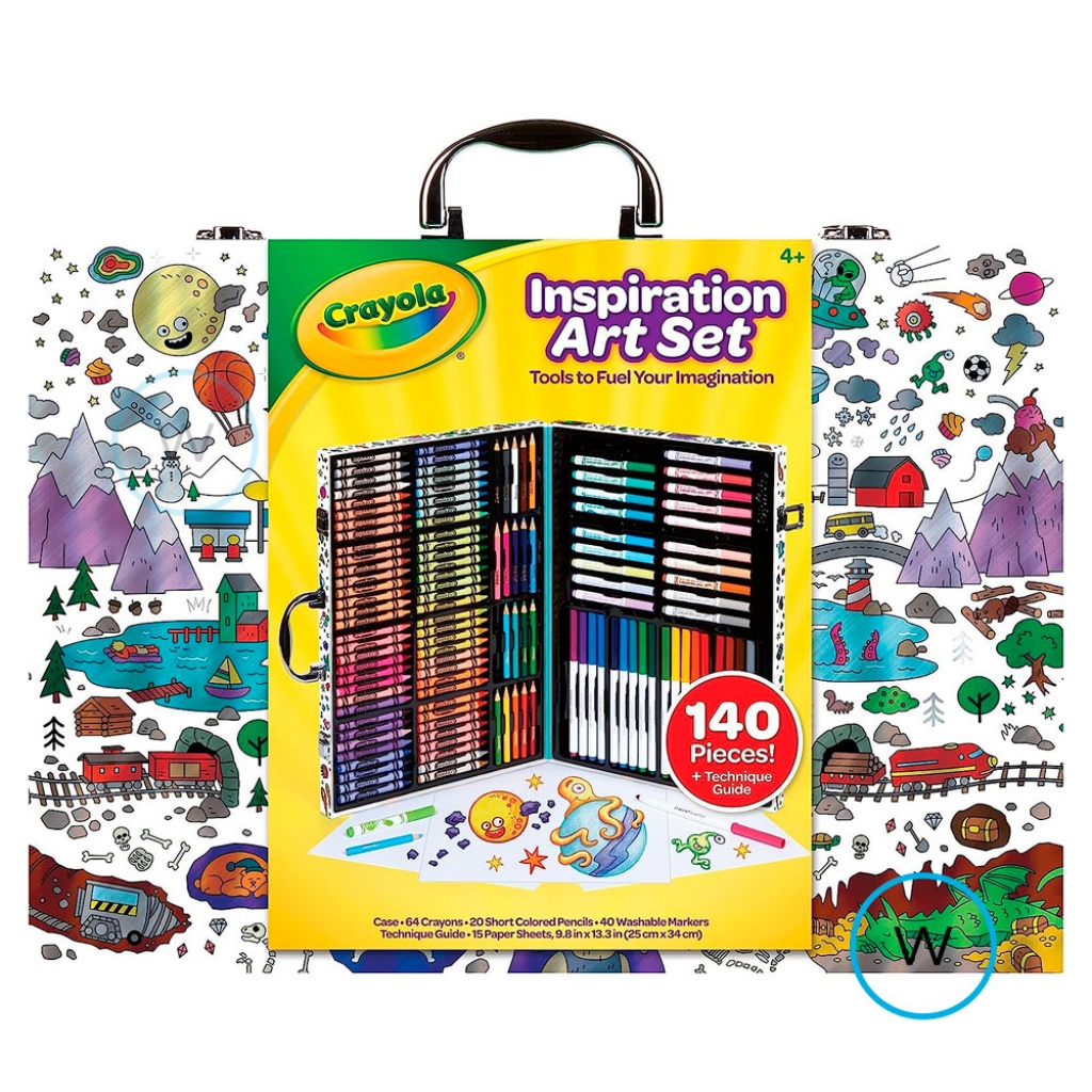 Kit Crayola Supertips 20 + Lápices De Colores 36 -oferta!