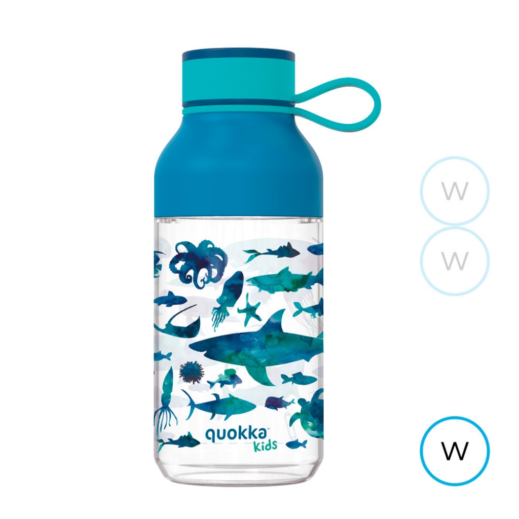 Botella de Agua para Niños Sin BPA +430 ML Muy Resistente botella
