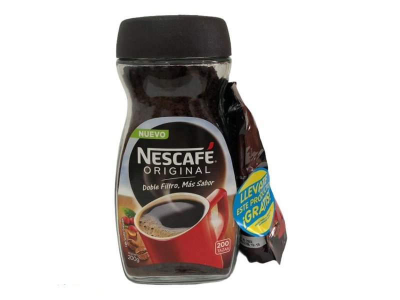 Cafe Nescafé Original Extra Fuerte 200 g Soluble Instantaneo
